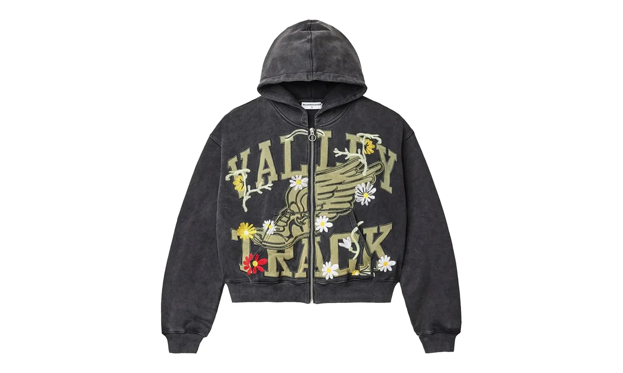 Midnight Garden Zip Up Hoodie "Black" FAU1N9ZS