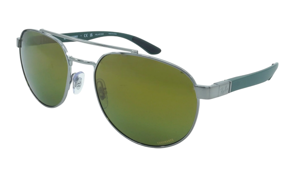Irregular Polarized Sunglasses "GUNMETAL" RB3736CH-926960_56