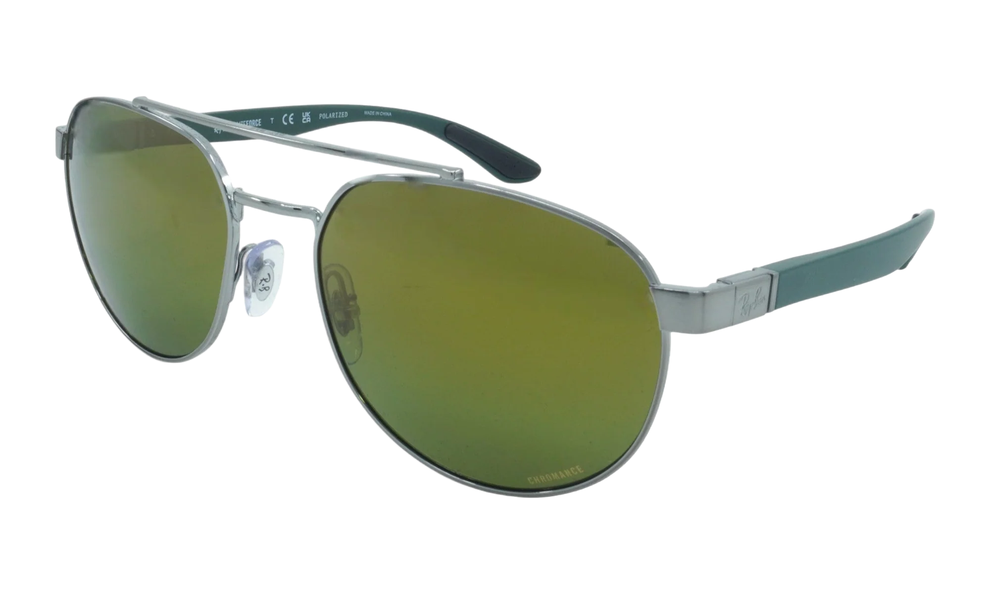 Irregular Polarized Sunglasses "GUNMETAL" RB3736CH-926960_56