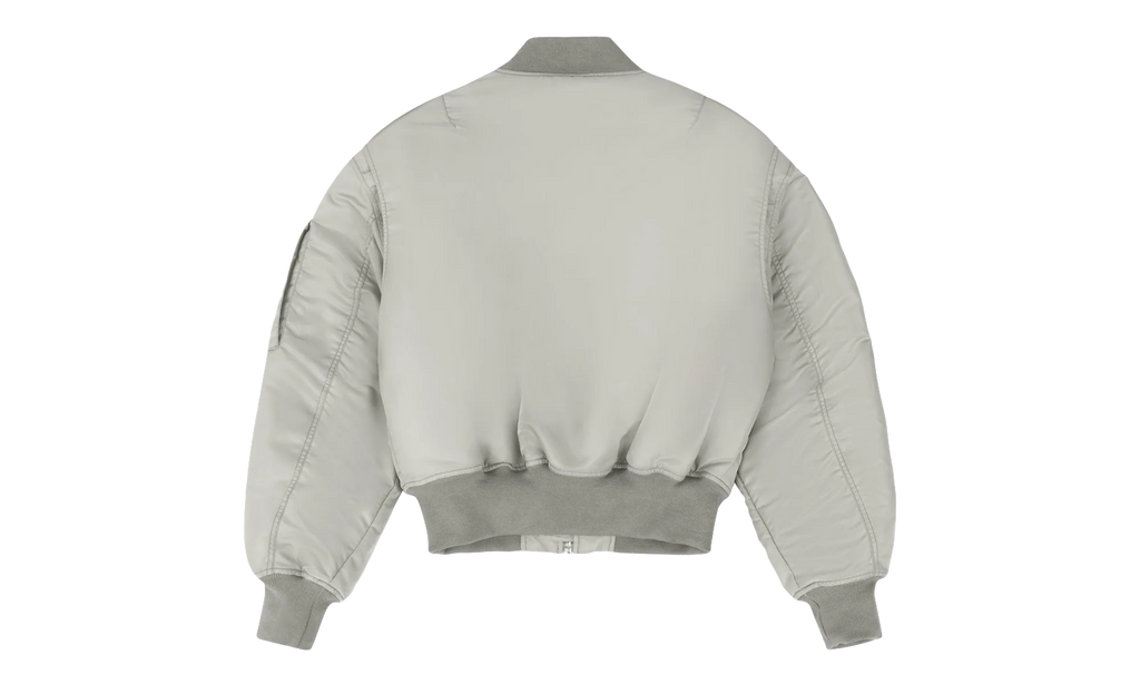 Cropped Broad Bomber Jacket "Grey" ESU S25 1007 GR