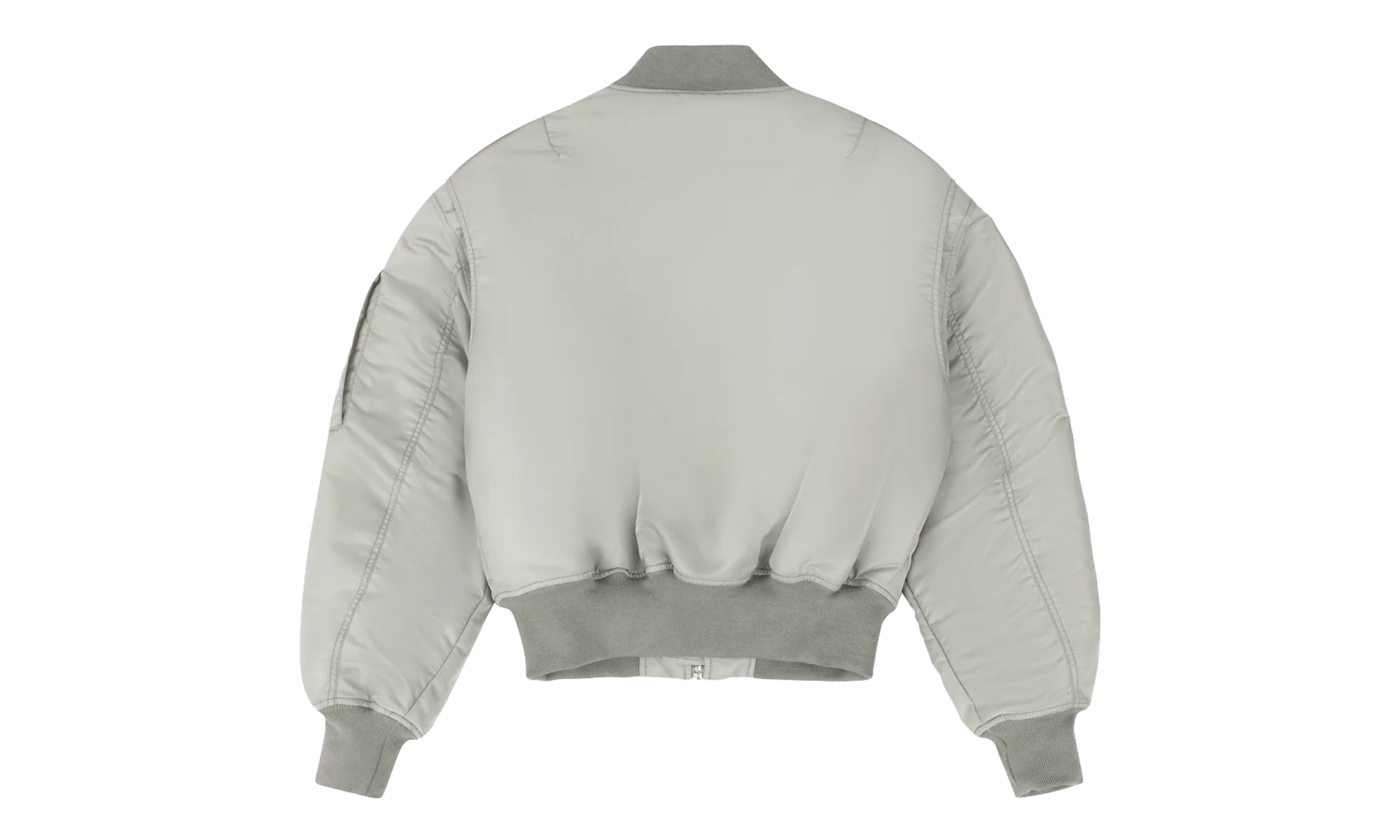 Cropped Broad Bomber Jacket "Grey" ESU S25 1007 GR