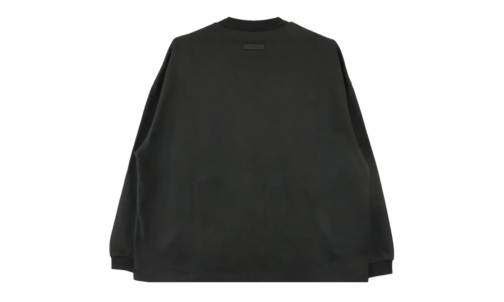 Heavy Jersey Long Sleeve Tee Shirt "Jet Black" 125SP242014F