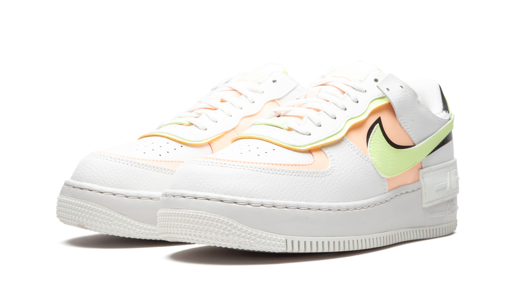 AIR FORCE 1 SHADO MNS WMNS"White/ Barely Volt/ Crimson Tint"