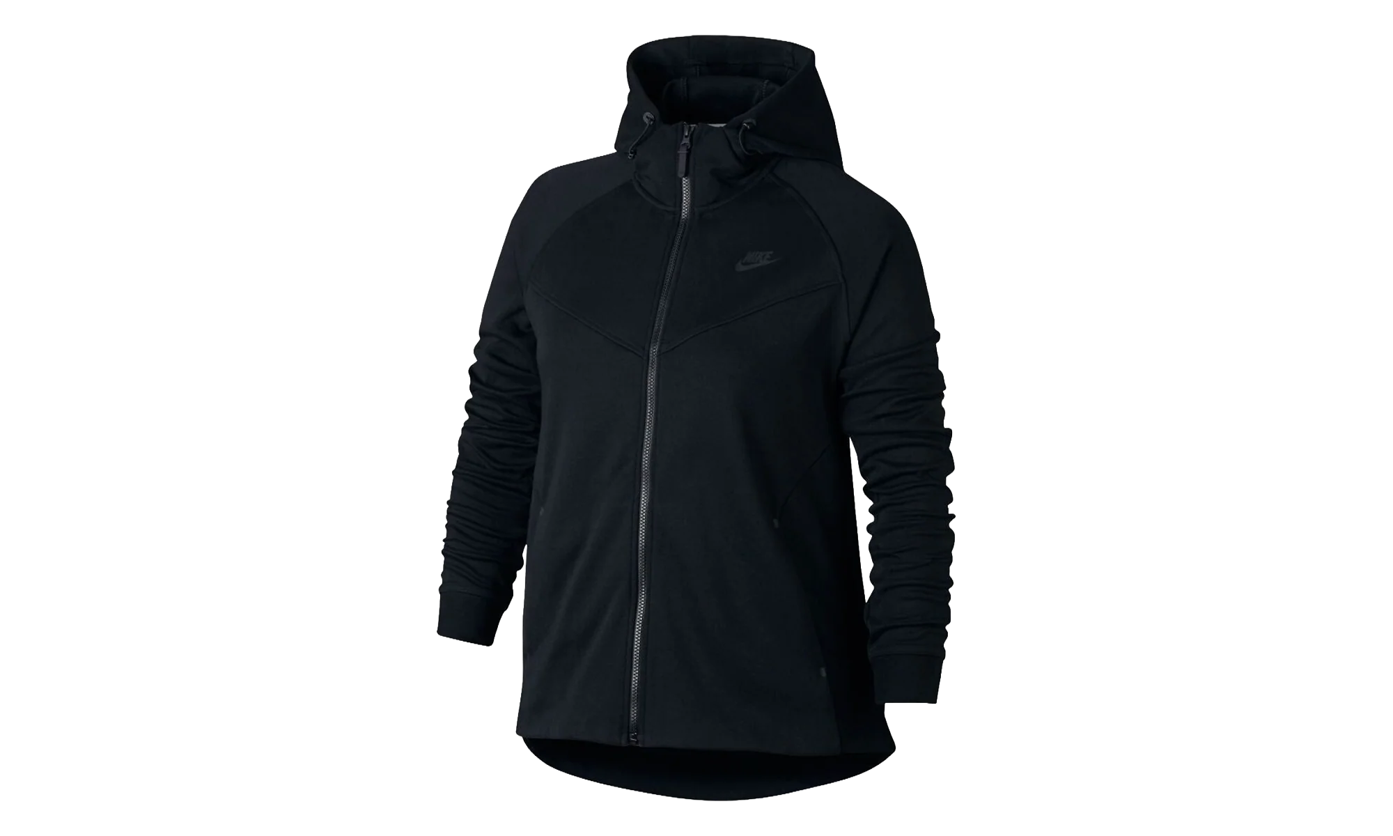 Sportswear Tech Fleece Full Zip Plus Size Hoodie WMNS "Black" 863125 010