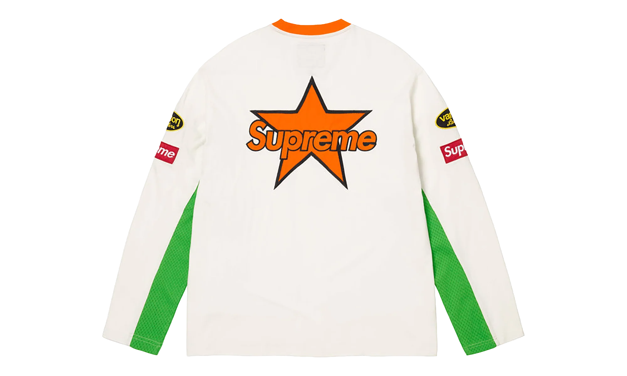Vanson Leathers® L/S Top "SS26 - White" SU27021