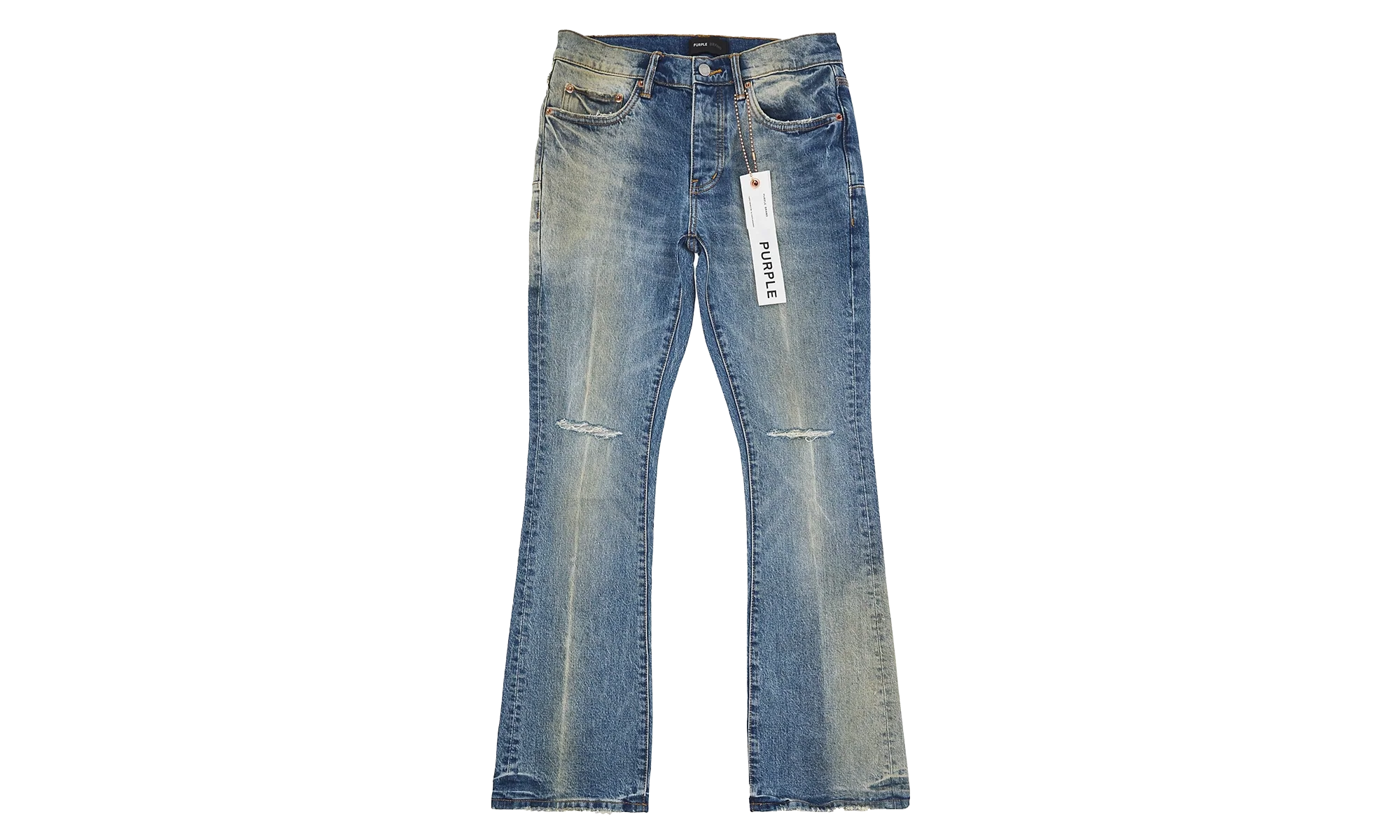 Gaia Blowout Flared Denim "Blue" P004 GBMF225