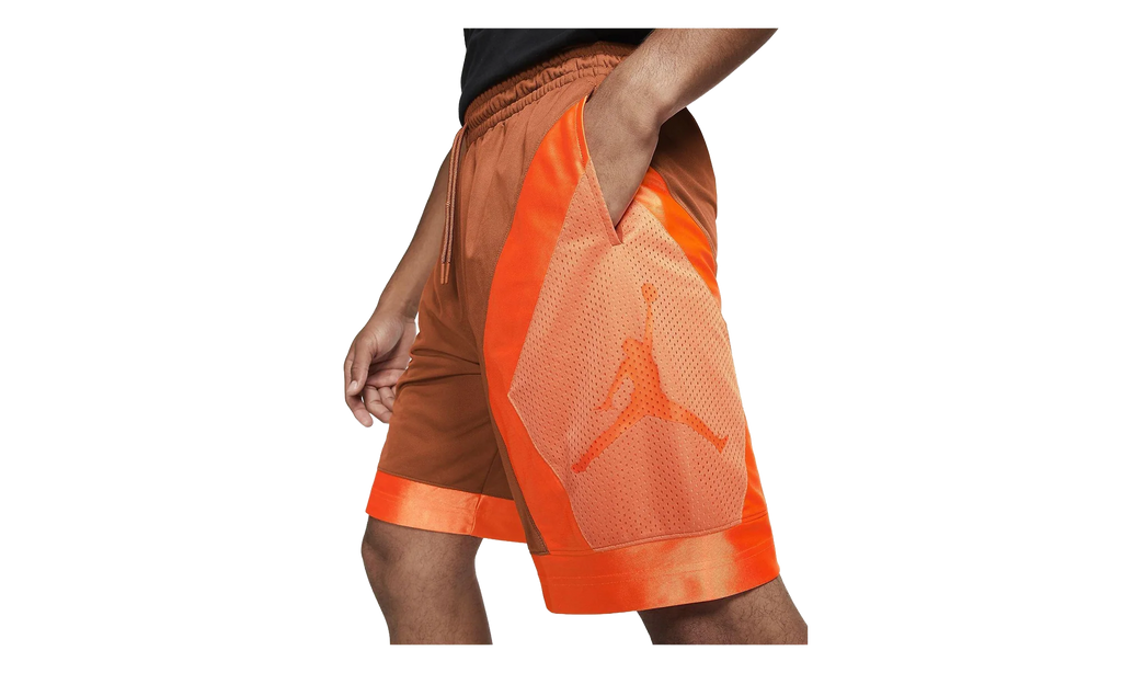Air Jordan Jumpman Diamond Short "Dark Russet / Total Orange" AV3206 246
