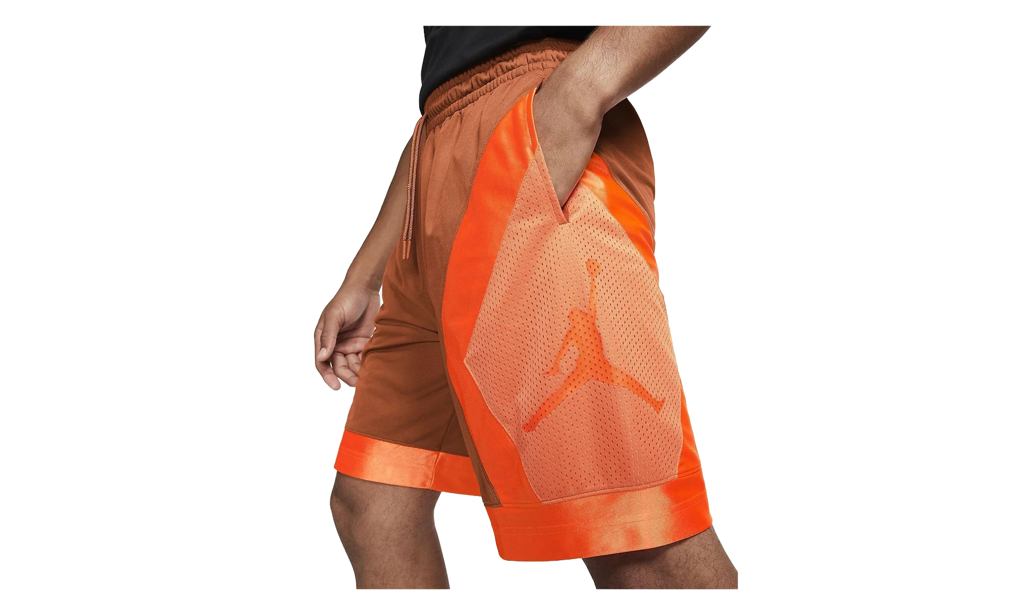 Air Jordan Jumpman Diamond Short "Dark Russet / Total Orange" AV3206 246