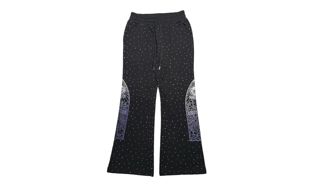 Rhinestone Sweatpants "Black" WDWBMBRSC