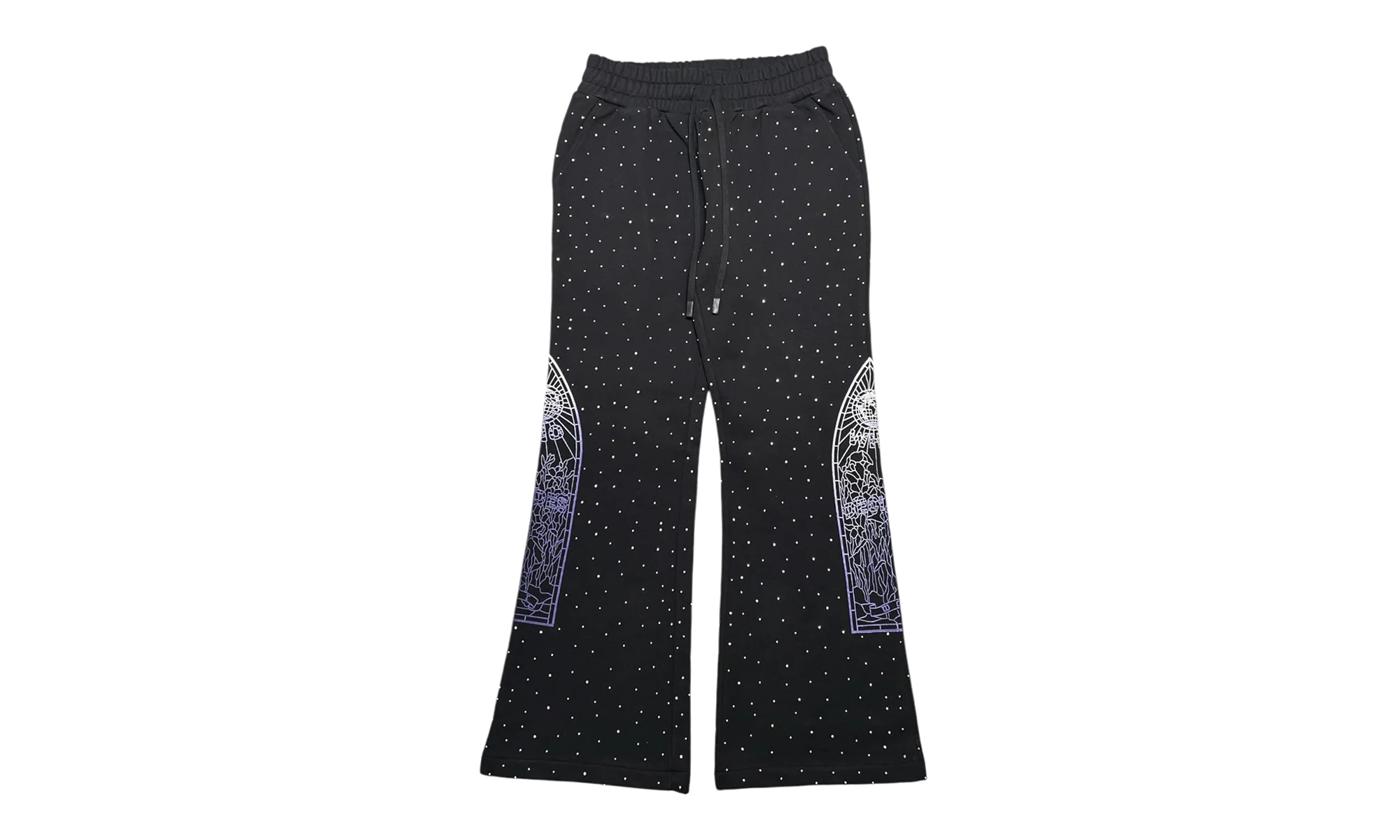 Rhinestone Sweatpants "Black" WDWBMBRSC