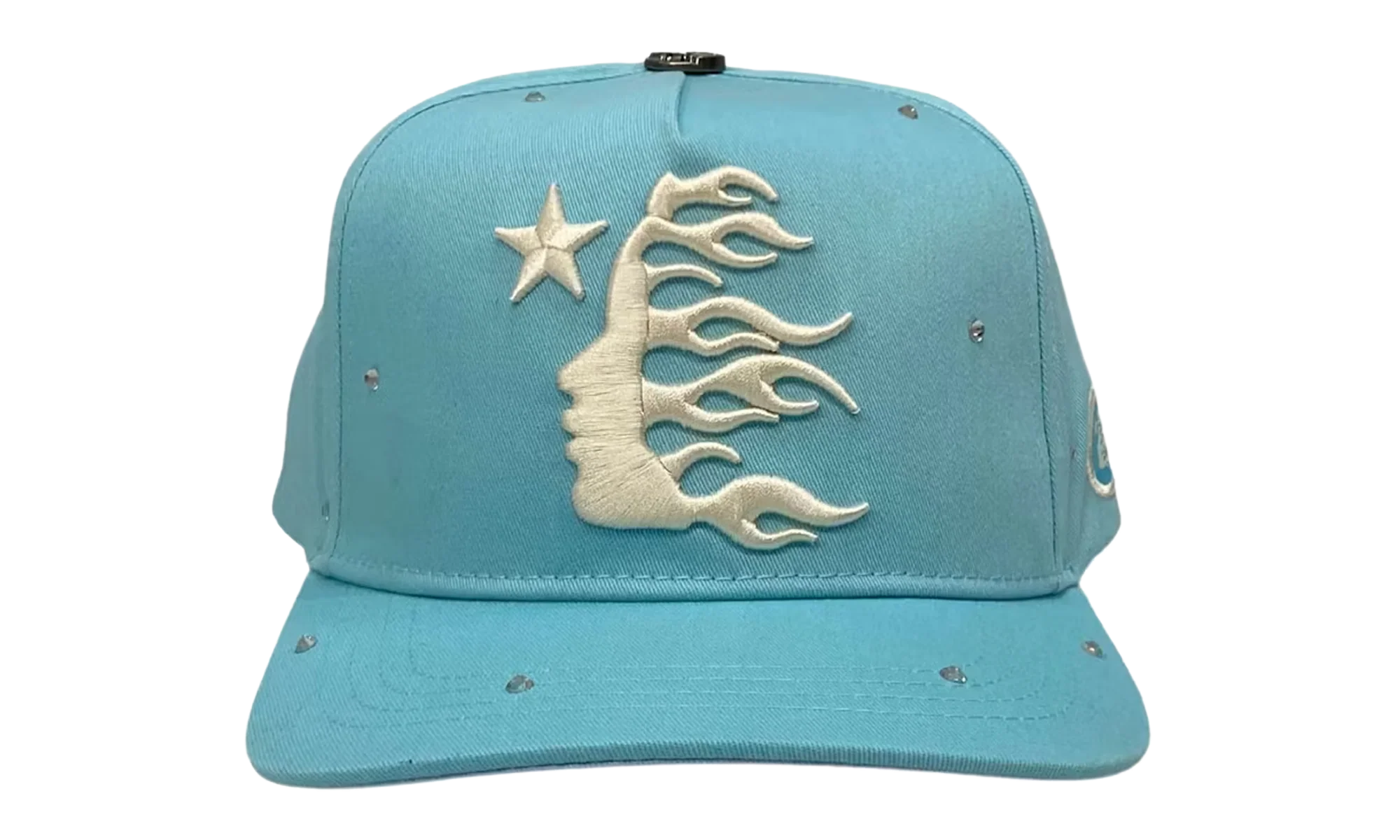 OG Logo Rhinestone Snapback Hat "Baby Blue" HSR103