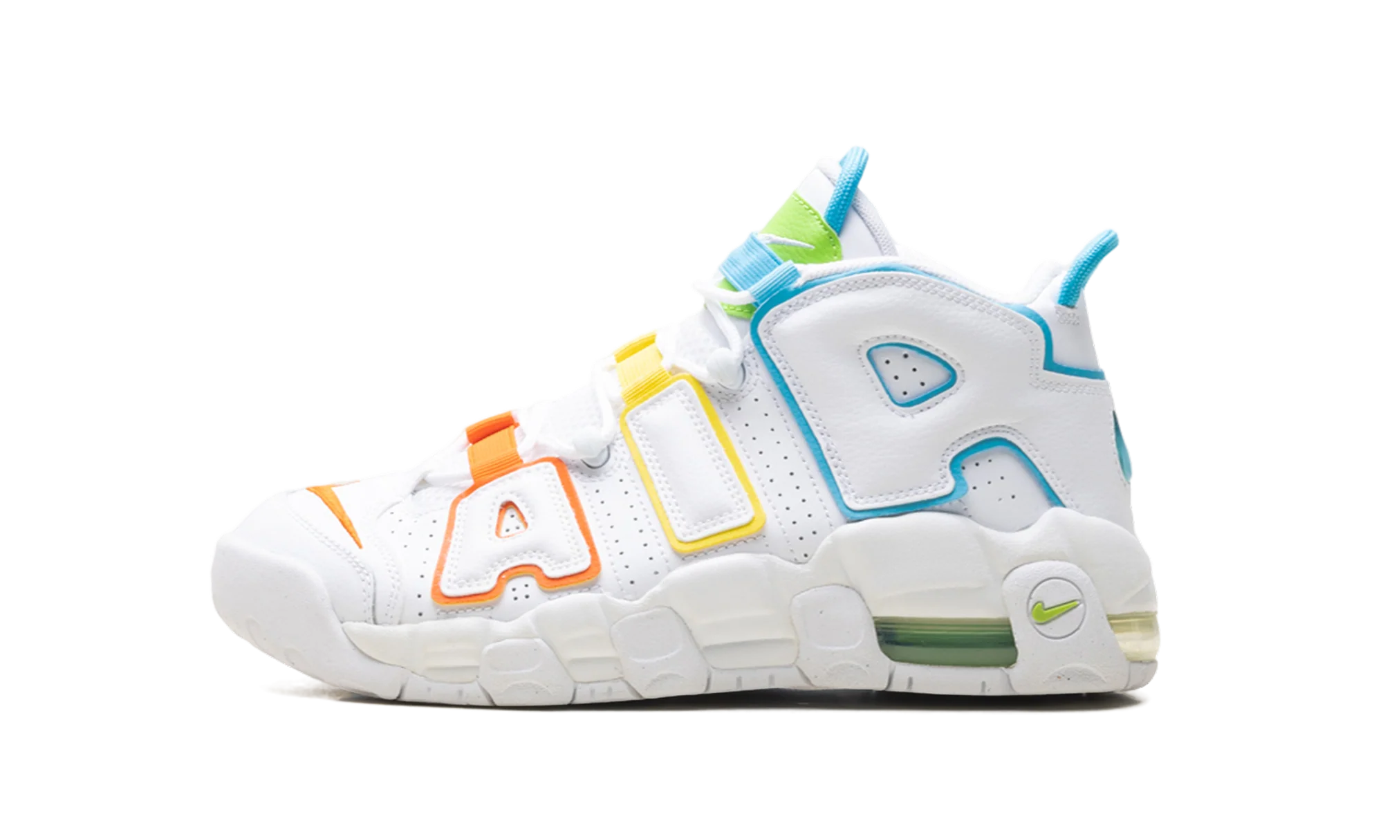 Air More Uptempo GS "White Multi-Color" FJ4624 100
