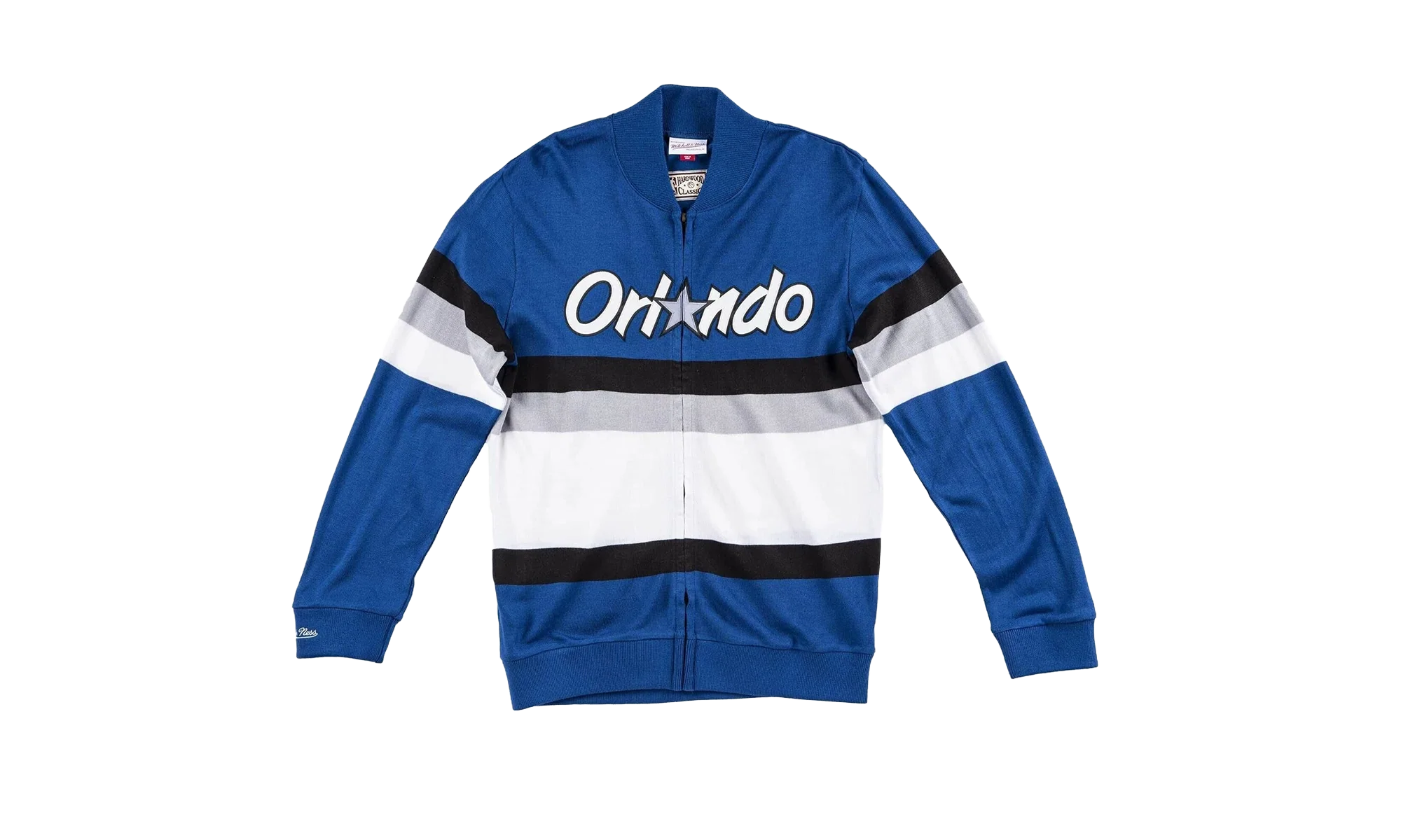NBA Front Stripe Full Zip Sweater "Orlando Magic - Royal" SWTRAJ18024 OMAROYA