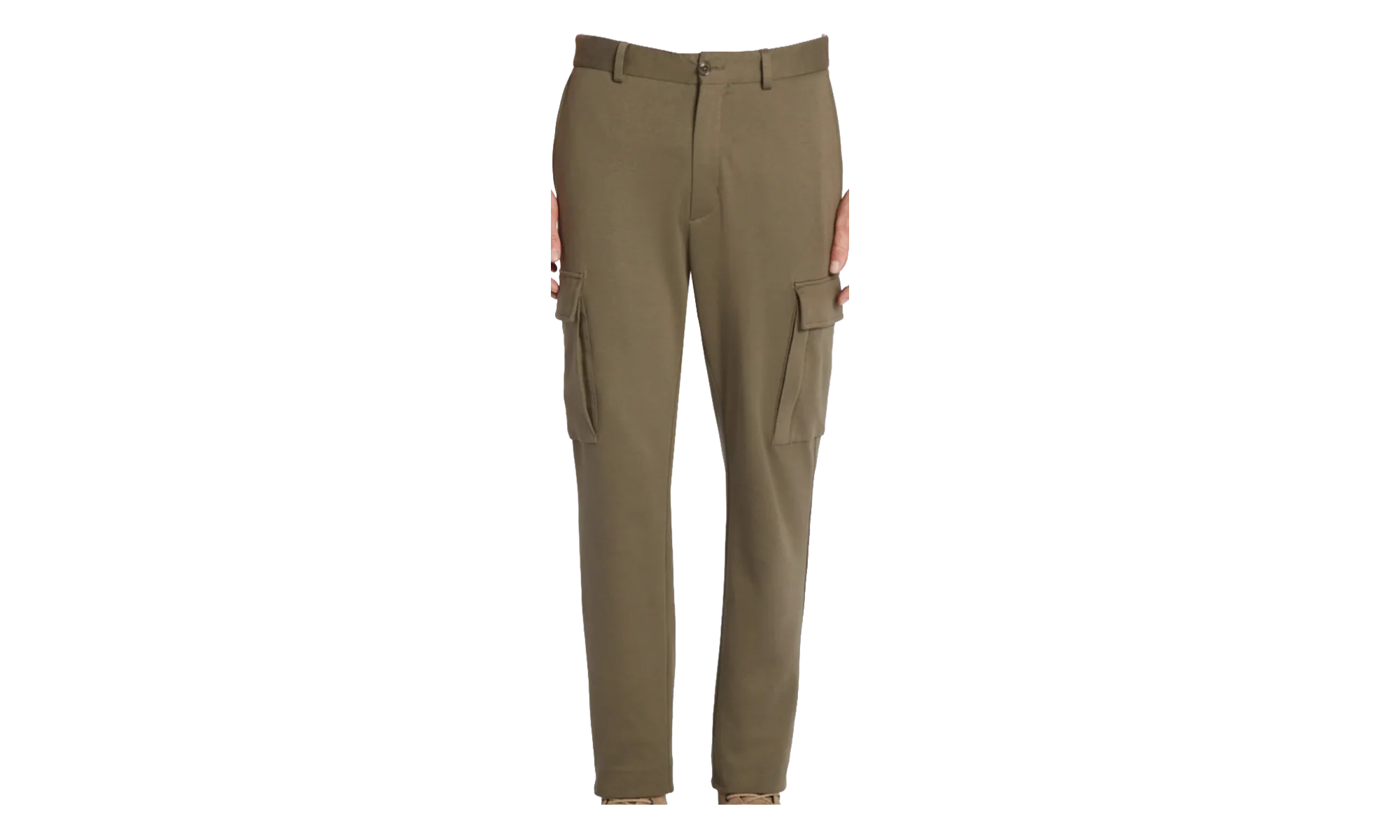 Pantalone Cotton Blend Jersey Cargo Pants "Sportivo Brown" MON01
