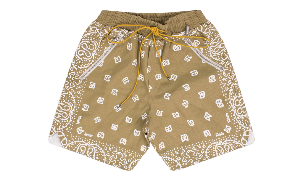 Rhude Bandana Shorts "Khaki" RHSS23SH46009481 KHAKI
