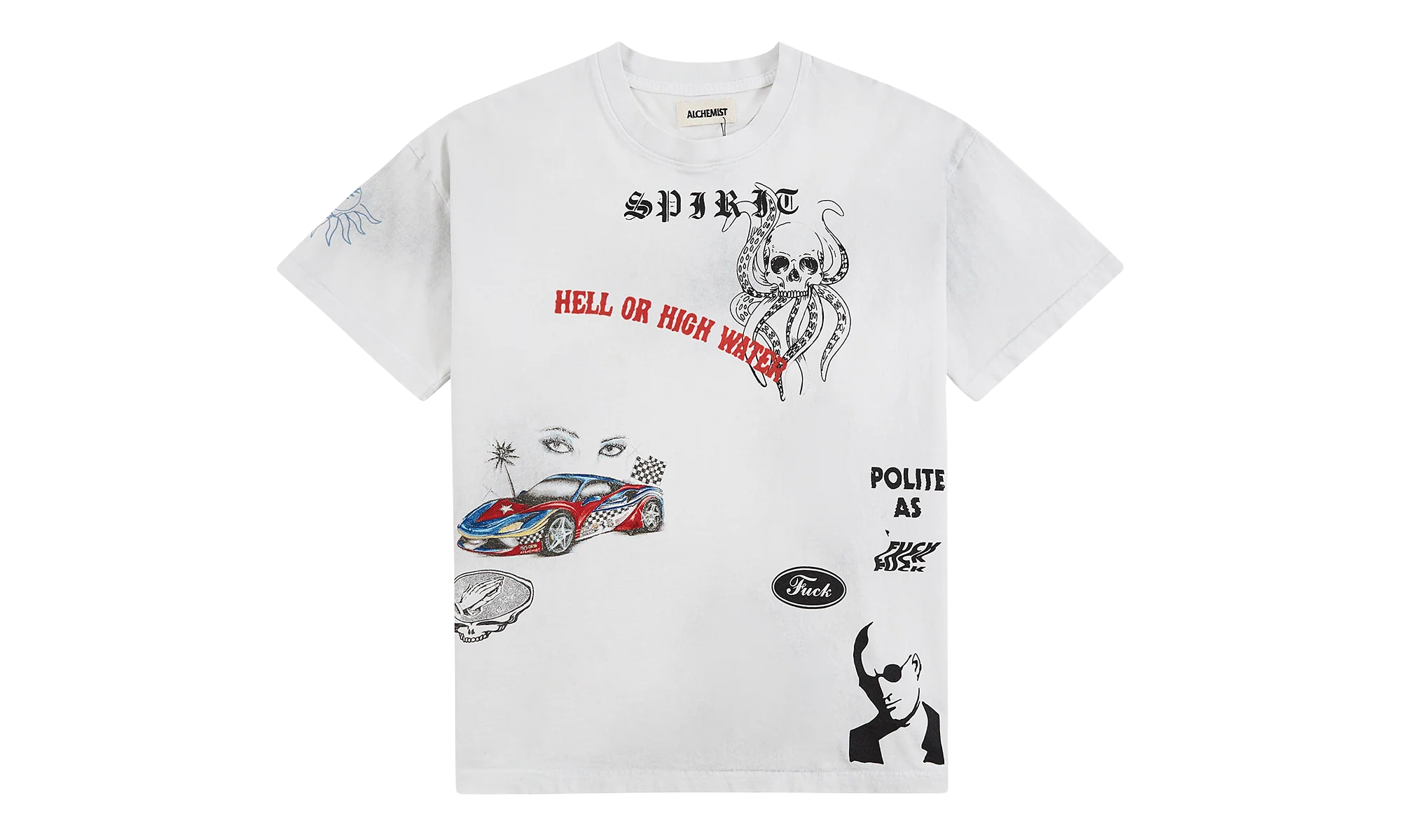 Skull Tee "White" ALSS26MJSST42F
