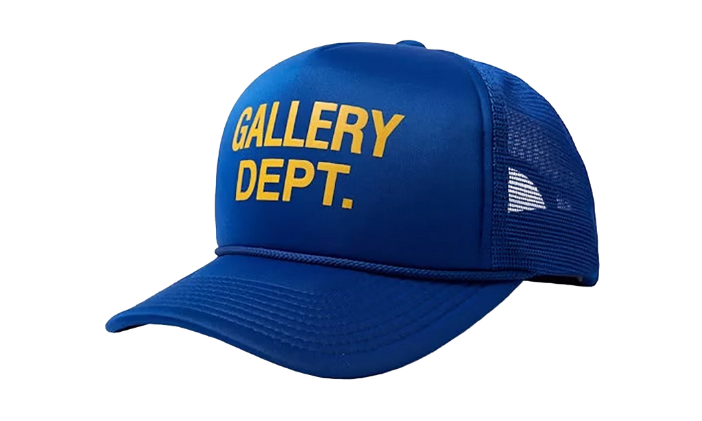 Logo Print Trucker Cap "Blue" GD077