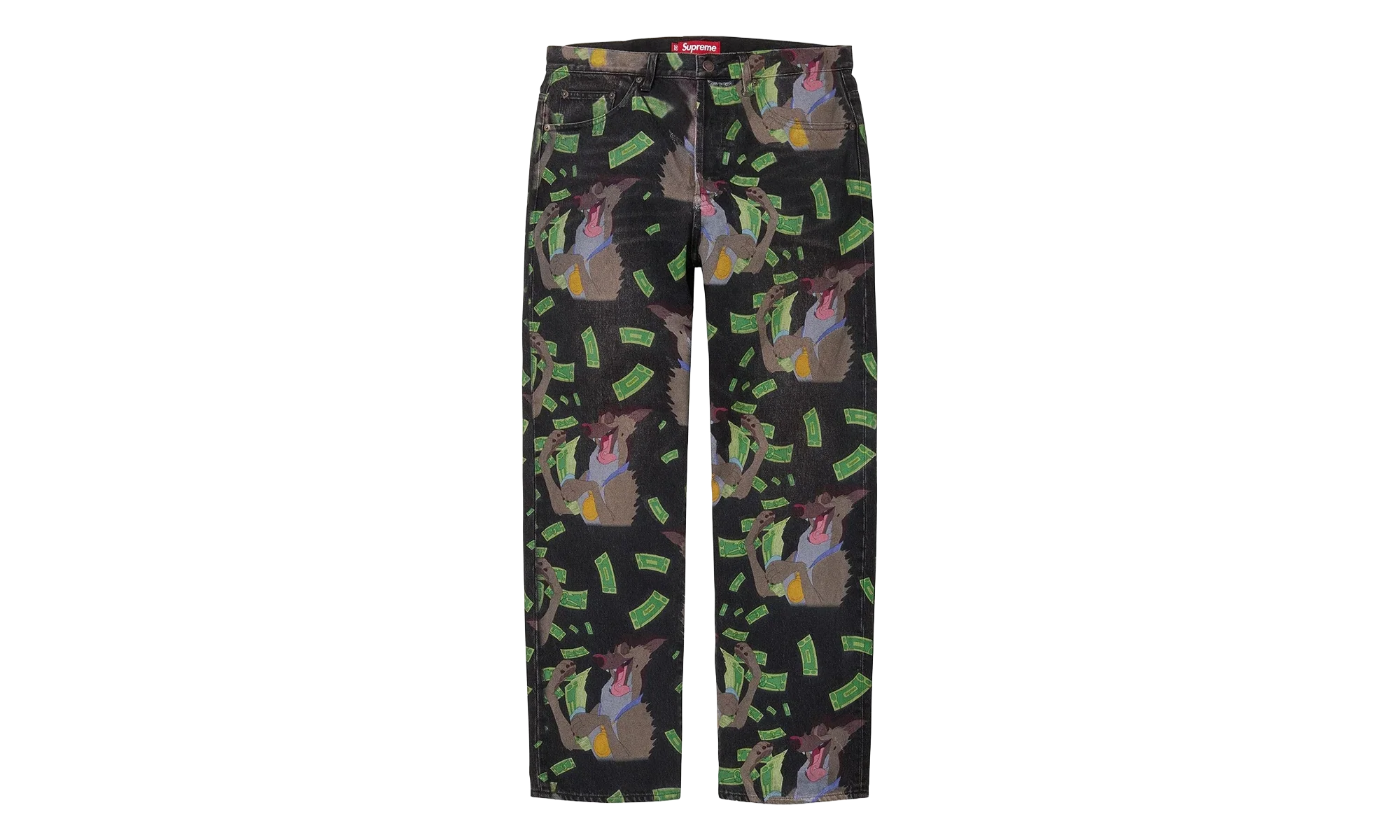 All Dogs Go To Heaven Loose Fit Jean "FW25 - Washed Black" SU26918