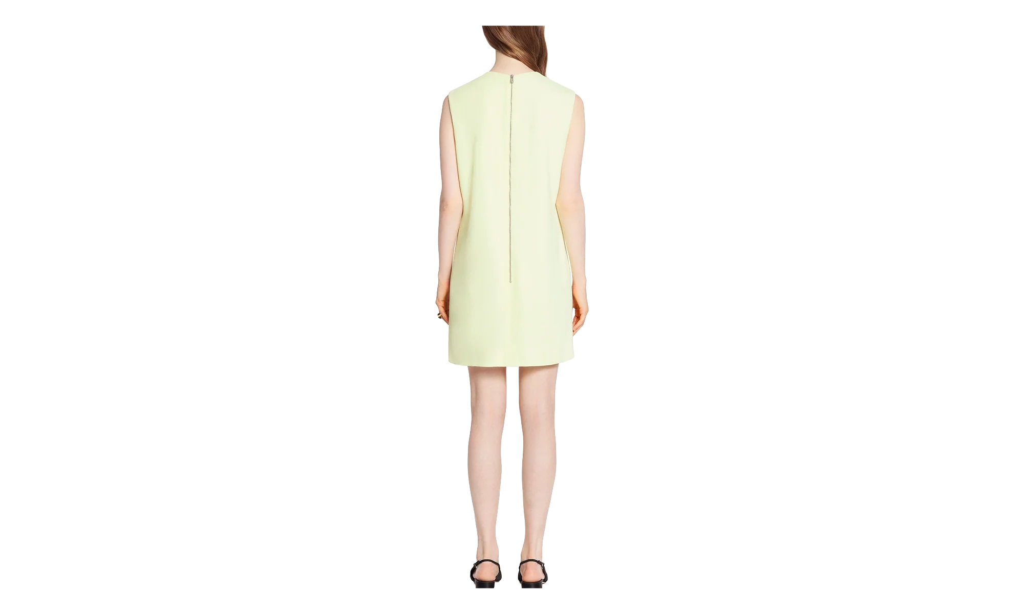 GATHERED NECK MINI DRESS "CITRON" RW DR0025 5606 P23_87