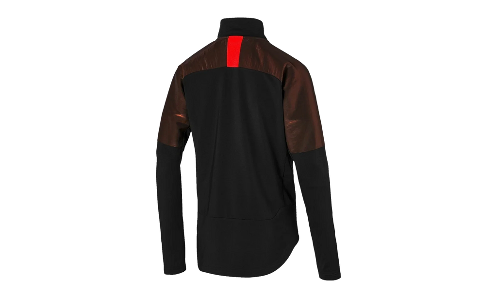 FTBL NXT 1/4 Zip Top Jacket "Puma Black / Red Blast" 656173 01