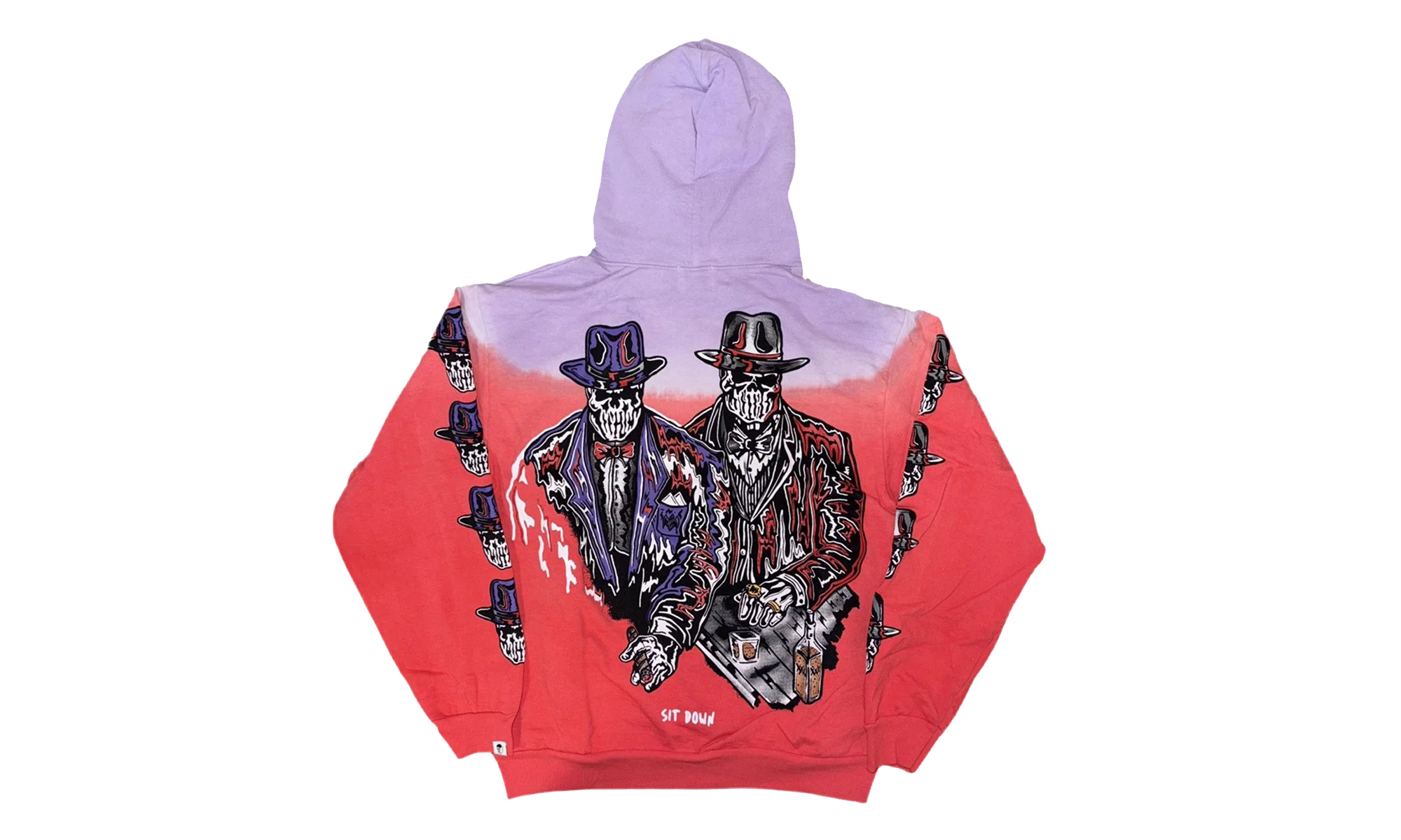 Sit Down Hoodie "Purple / Red" WL013