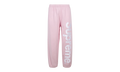 Satin Appliqué Sweatpant "FW23 - Light Pink" SU100084
