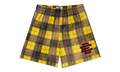 EE BASIC SHORT "SS24 - Yellow/Black Plaid" EE697