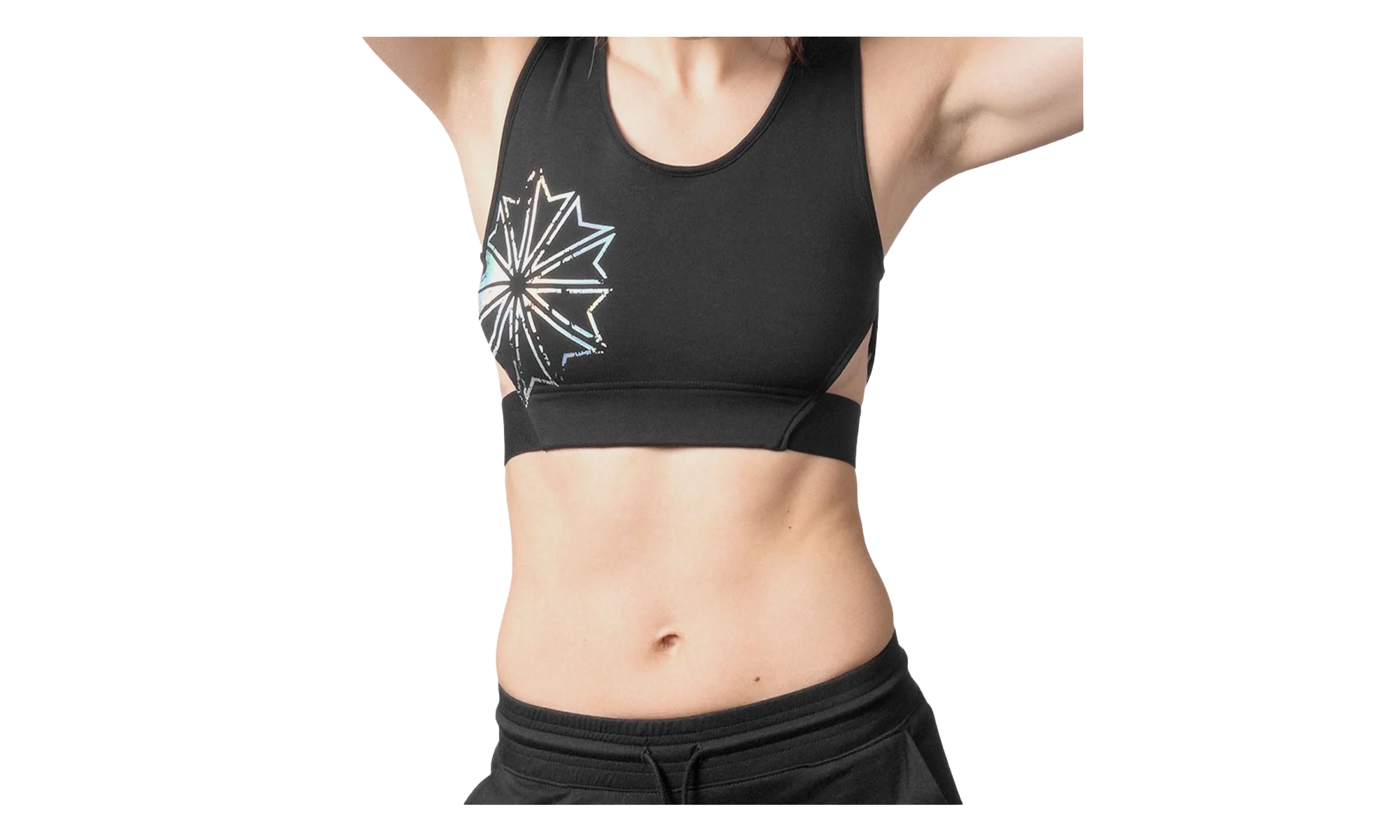 Teyana Taylor French Terry Sports Bra WMNS "Black" CW9661