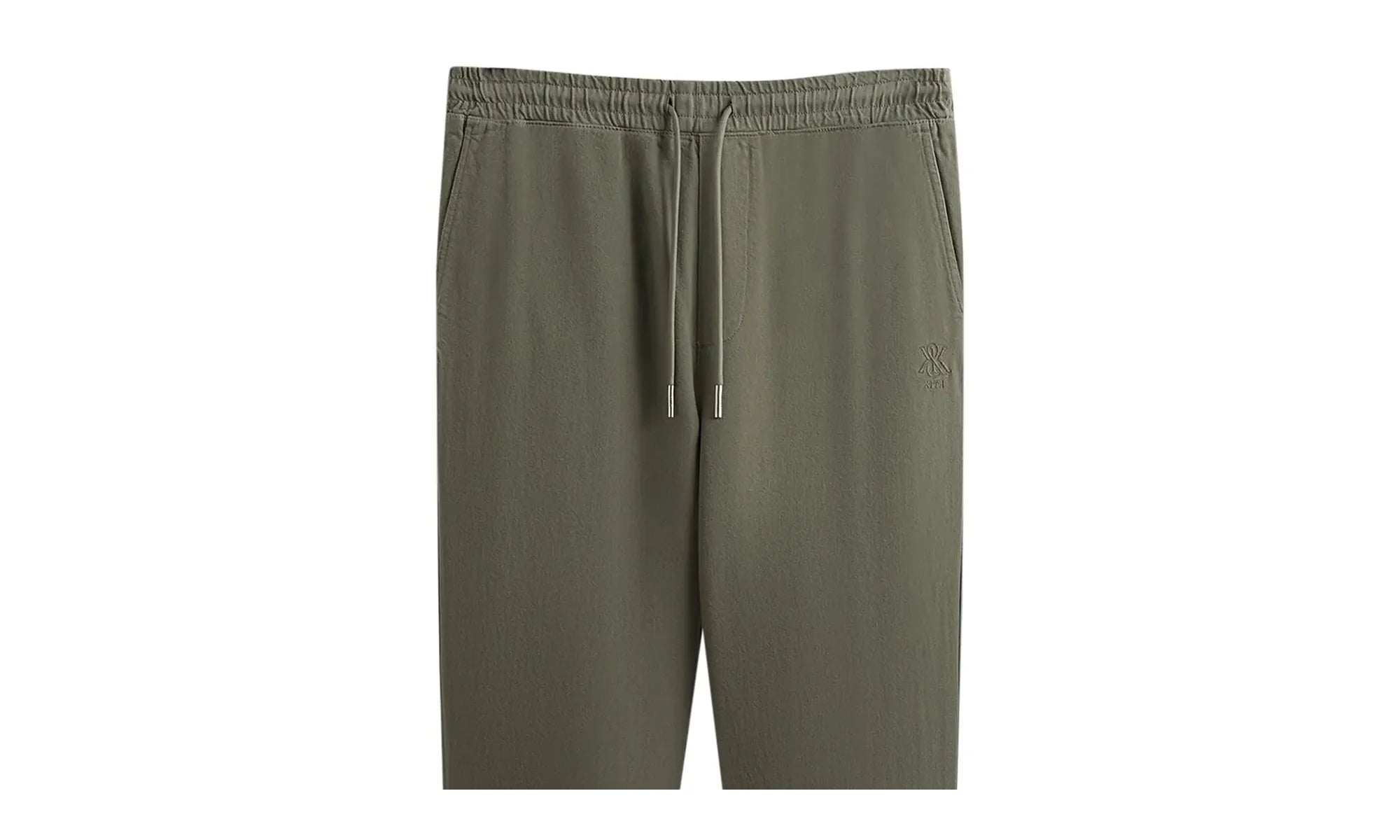 Washed Denim Barrow Pant "Olive" KHM060567 331