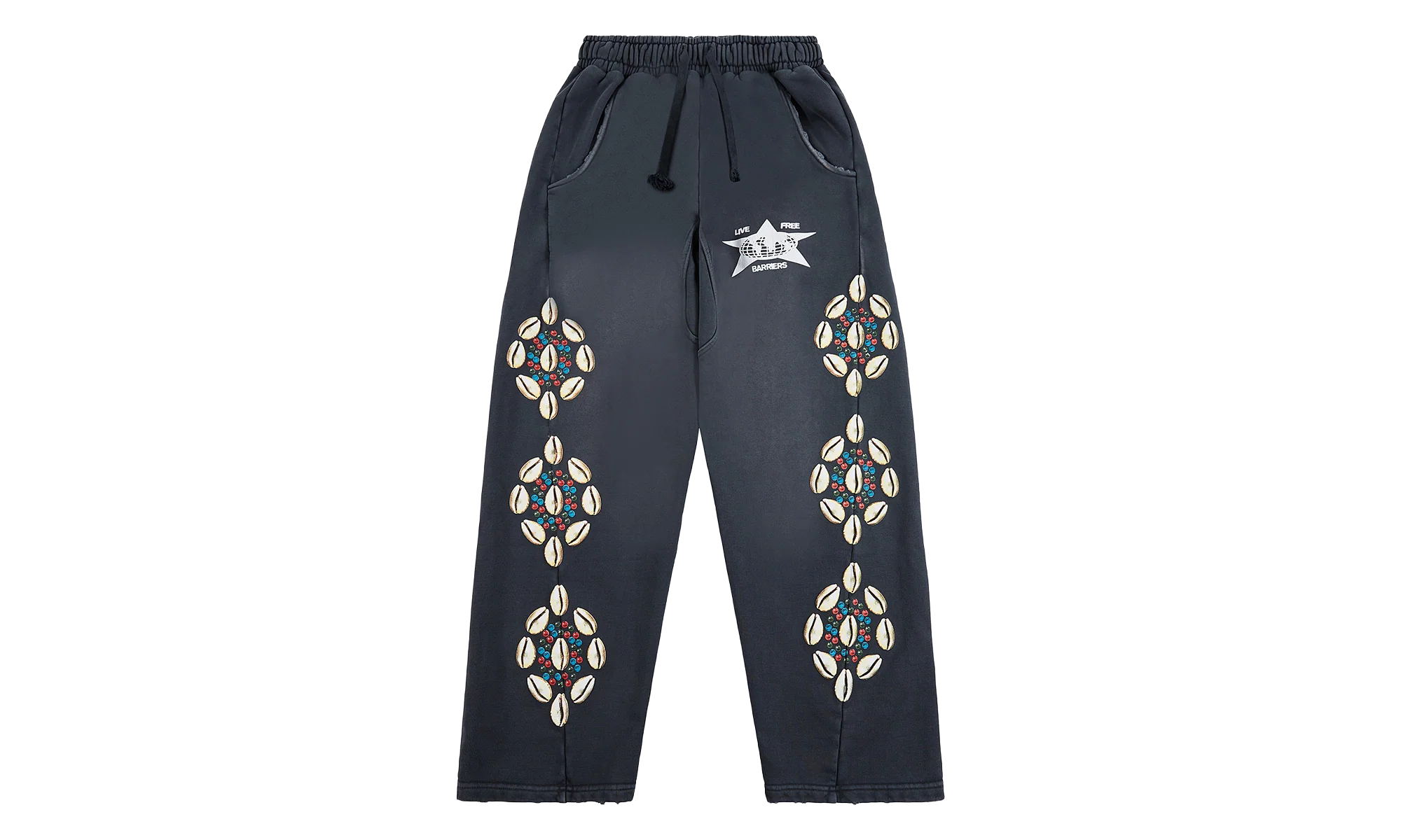 Cowrie Shell Sweatpant "Black" BAR24