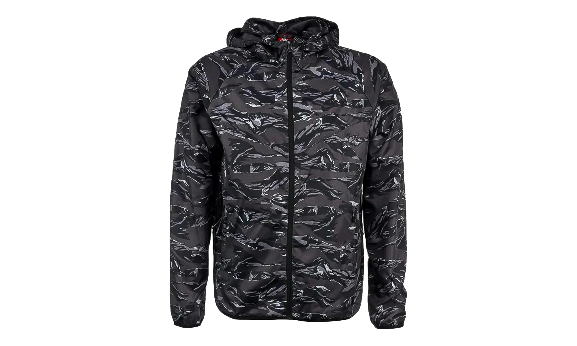 Mountain Vented Windbreaker Packable Jacket "Camo Black" 546317 010