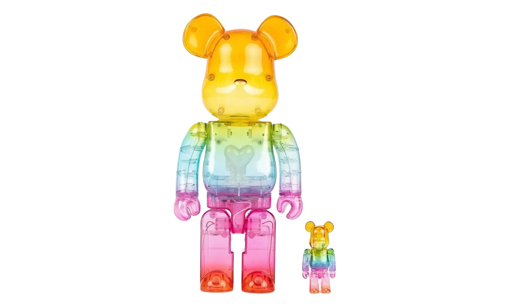 Emotionally Unavailable Gradient Heart Bearbrick "100% & 400% Set" MEDI3099