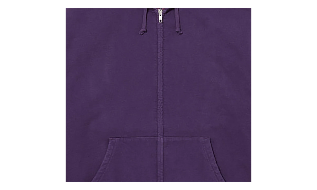 Cut Out Zip Up Hoodie "Dark Purple" SU27263