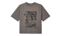 Textured Jersey Padded Tee "Grey" M1081 TGGS425