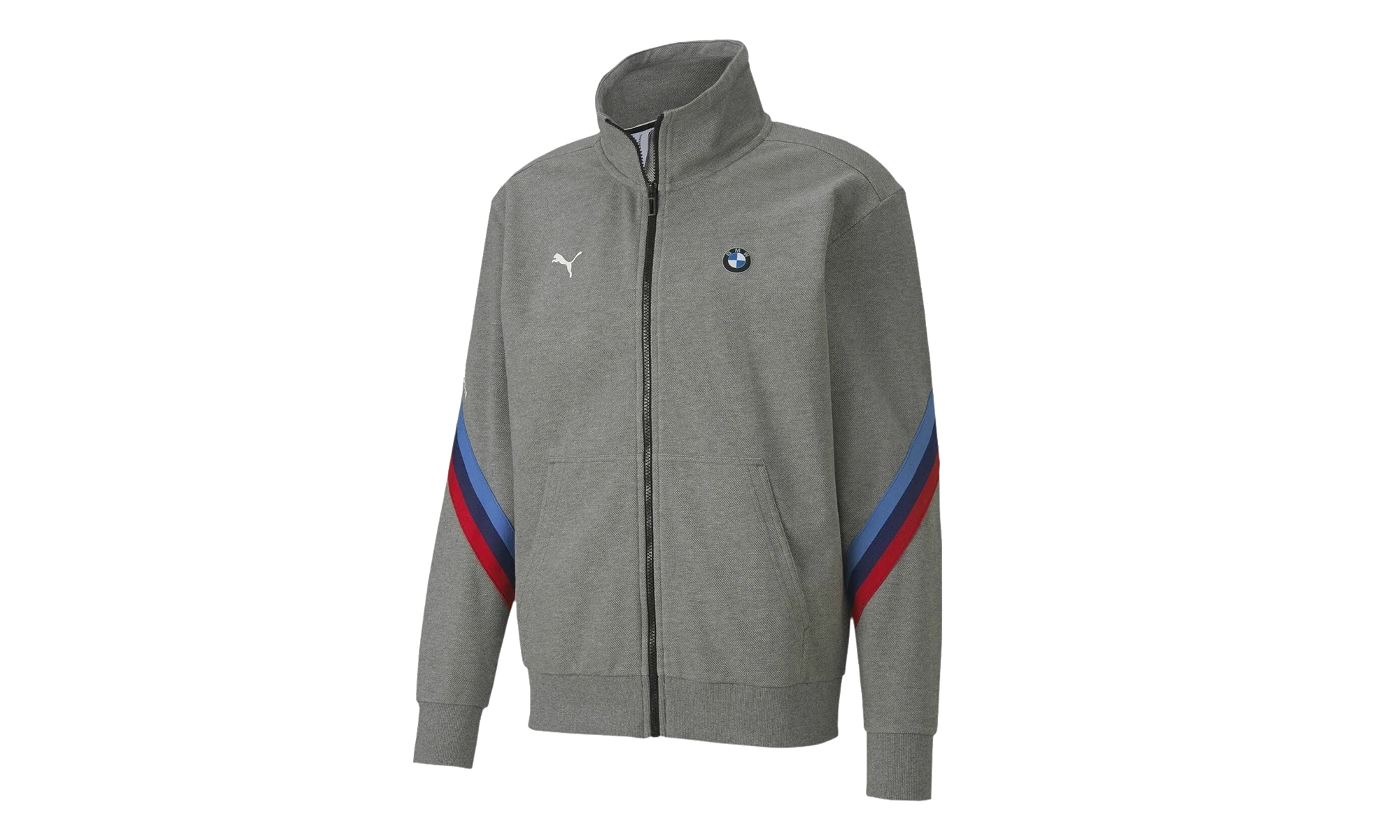 BMW Motorsport Life Sweat Jacket "Medium Gray Heather" 596089 03