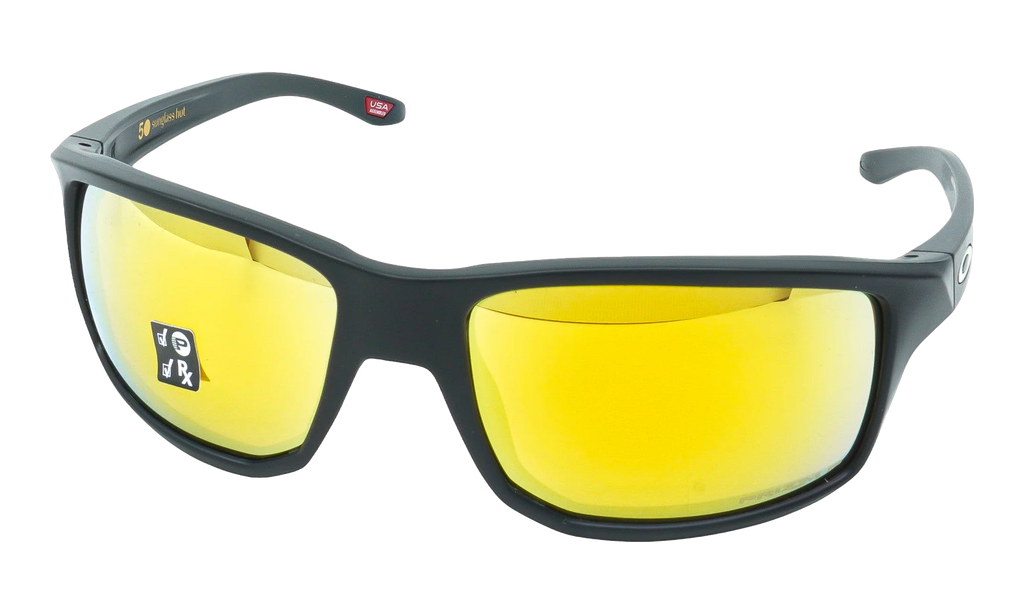 Gibston Polarized Sunglasses "Matte Black / PRIZM 24K" OO9449 20