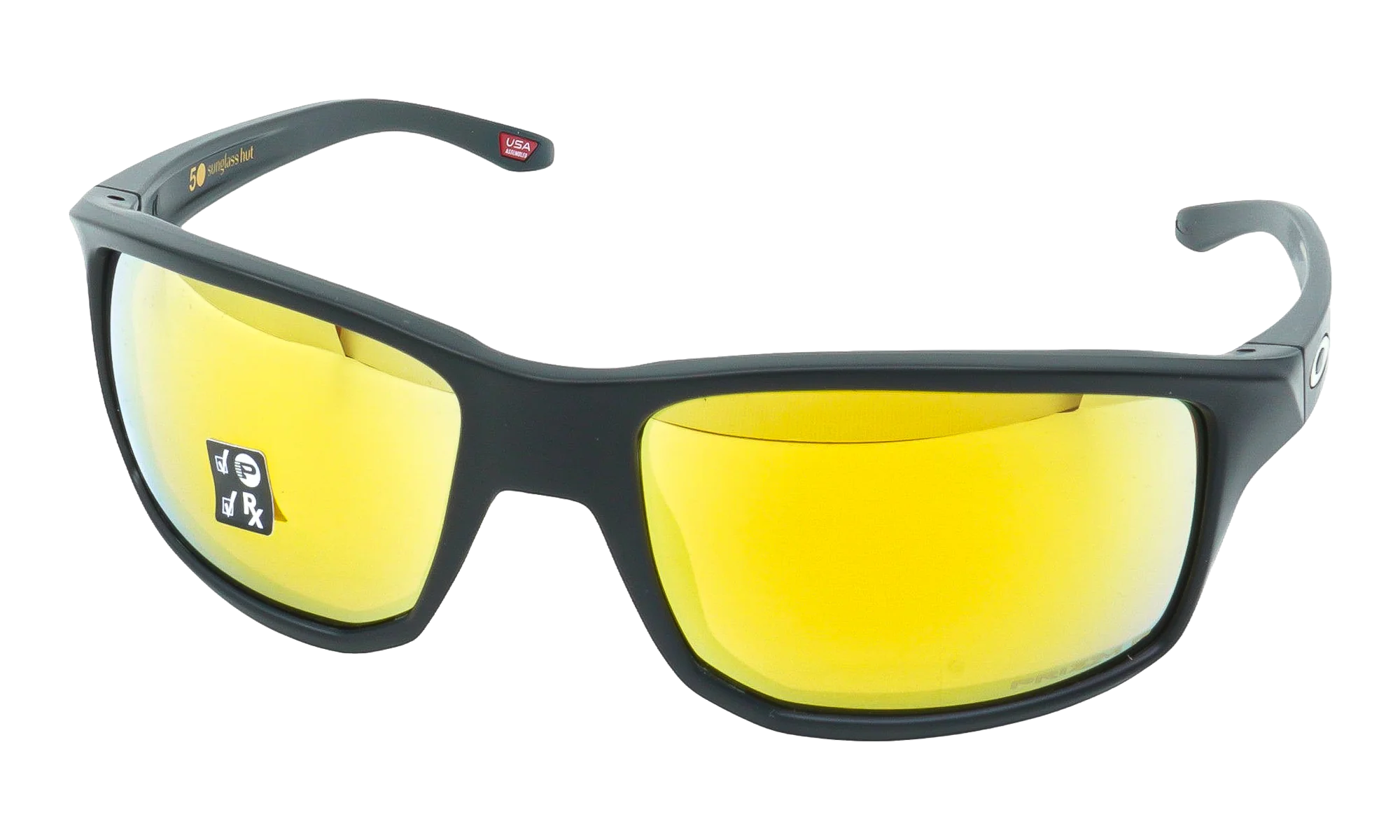 Gibston Polarized Sunglasses "Matte Black / PRIZM 24K" OO9449 20