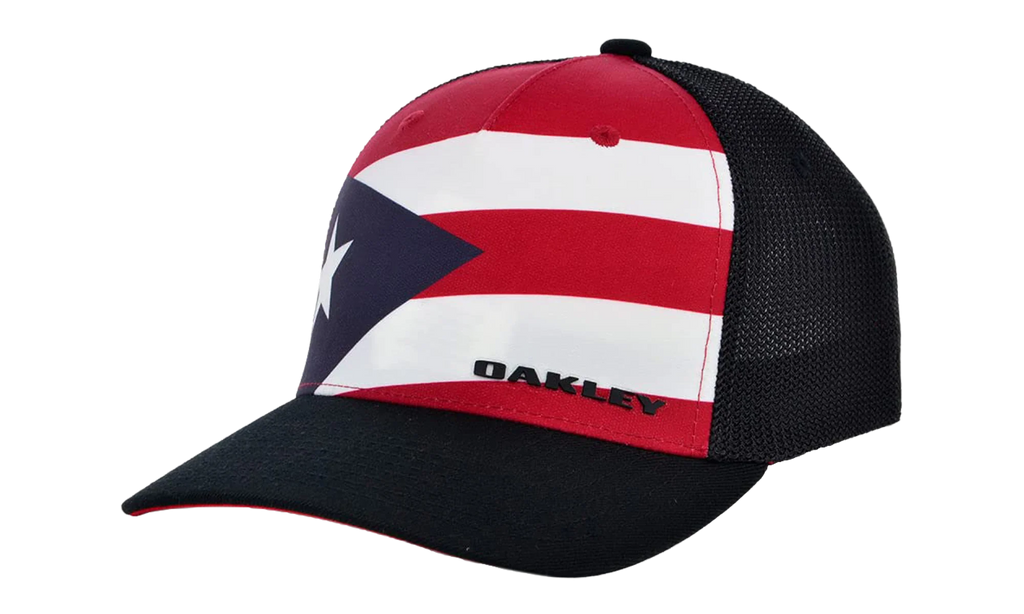 Indy Passport Trucker Hat "Black / Puerto Rico" FOS900914 26U