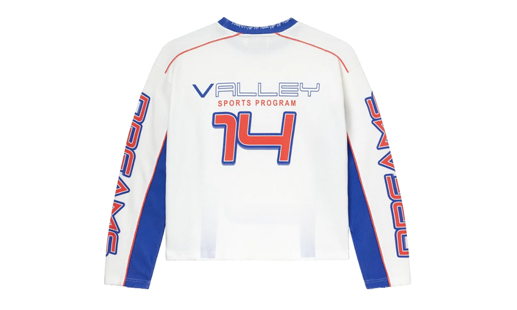 Air Force Thermal Sweatshirt "White / Blue" VAL114