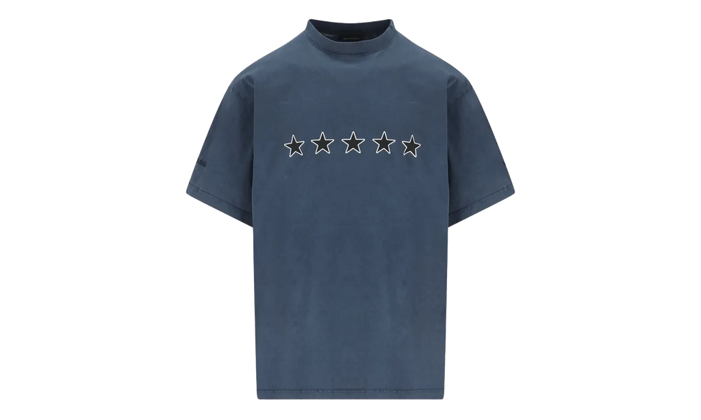 Twisted Crew Neck T-Shirt "Washed Navy" 850403 TTVL2 8806
