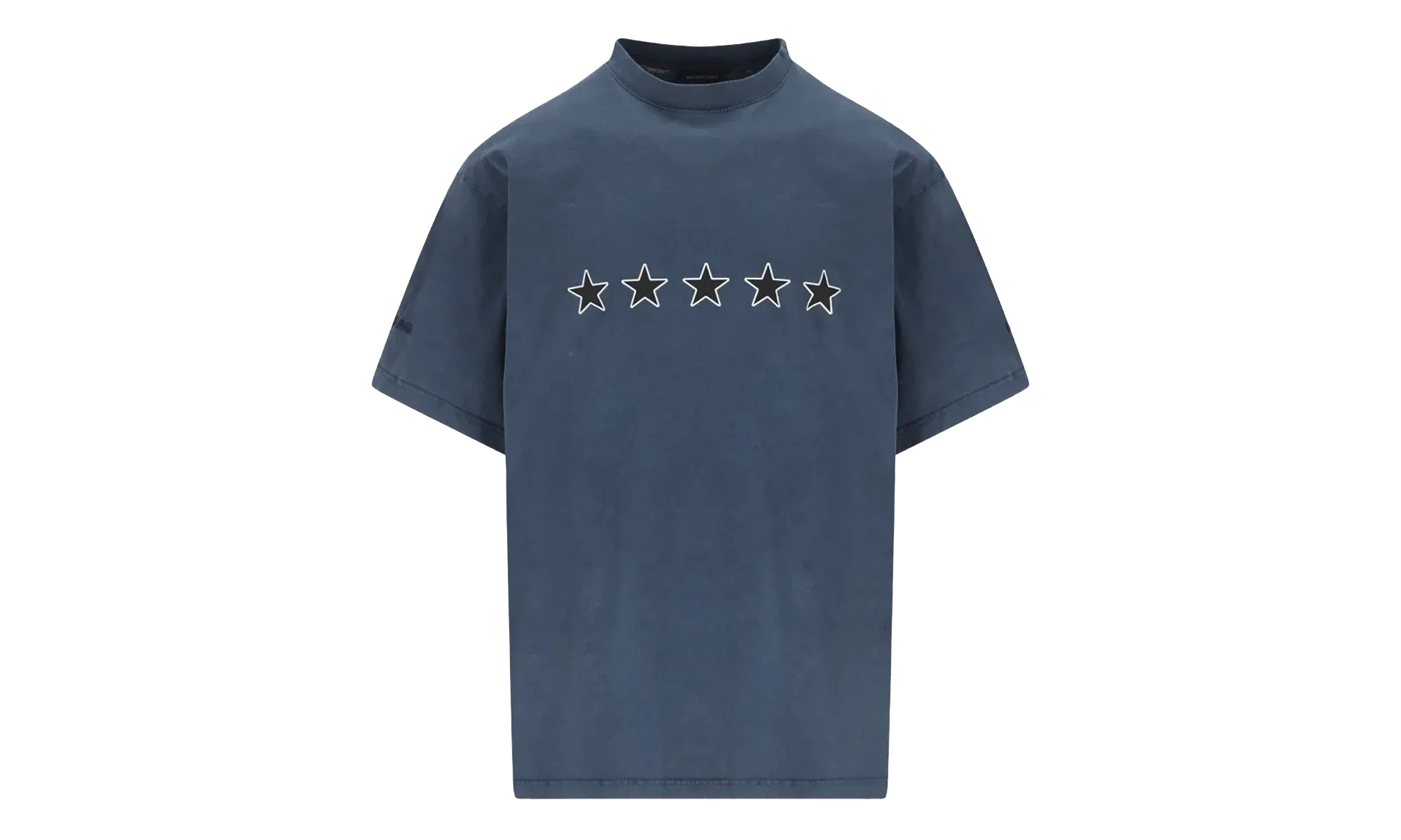 Twisted Crew Neck T-Shirt "Washed Navy" 850403 TTVL2 8806