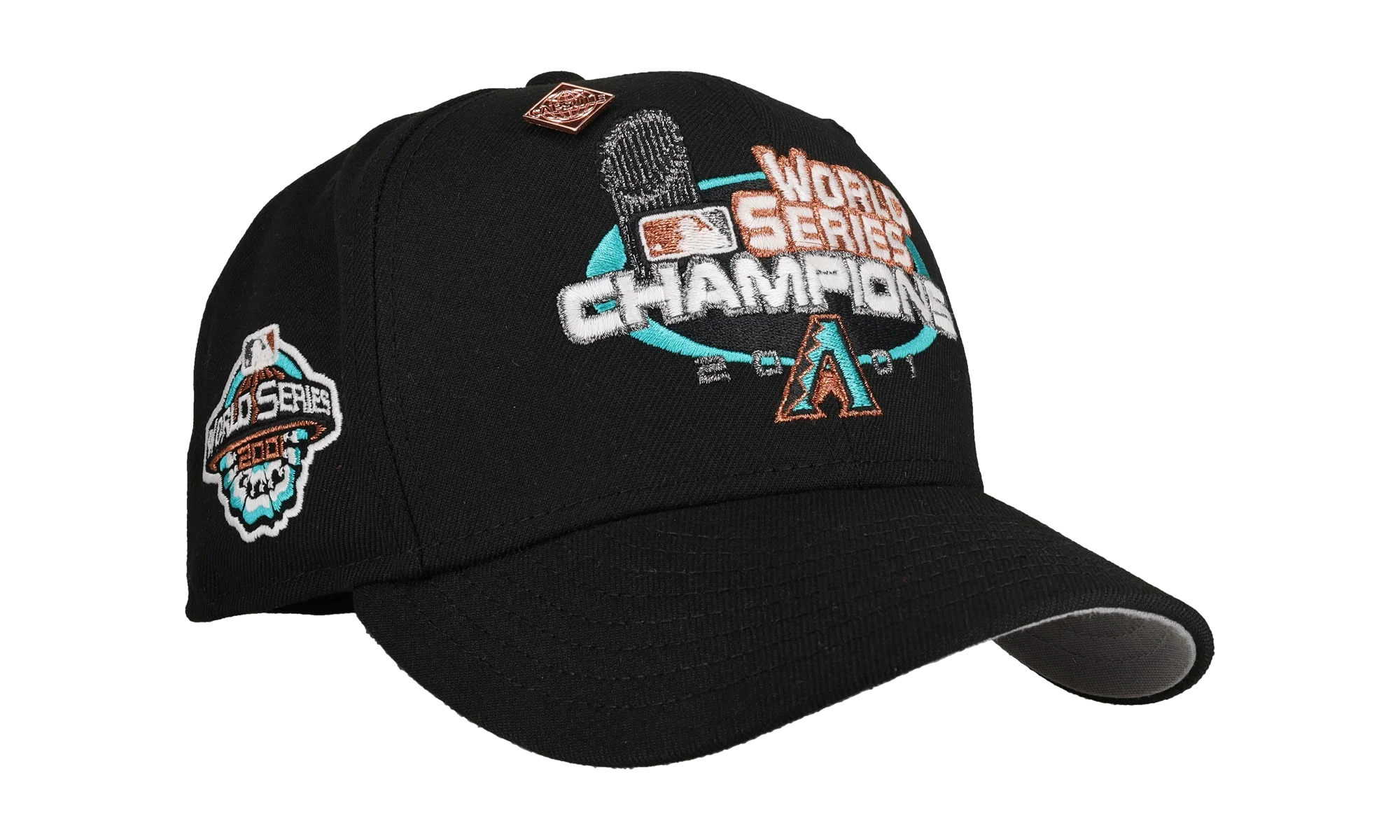 59FIFTY Arizona Diamondbacks 2001 World Series Script Fitted Hat "Black" NE448