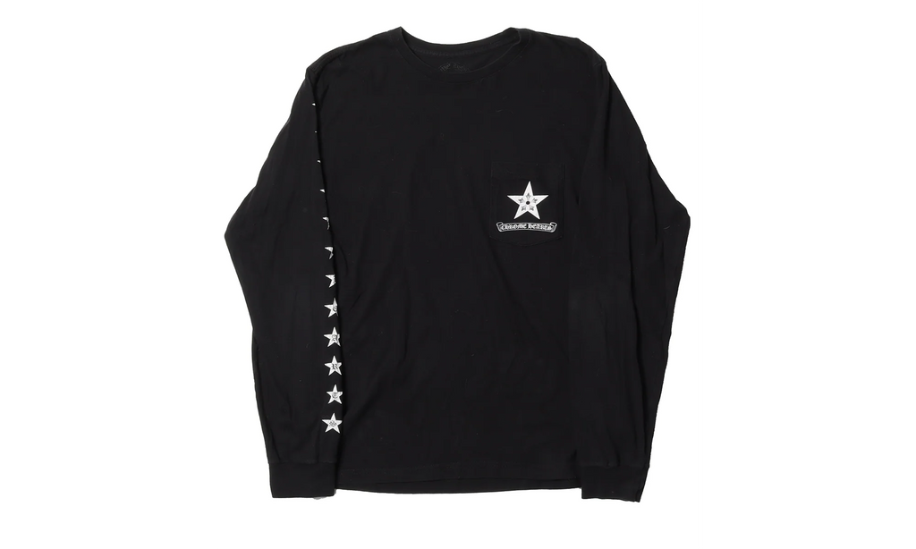 Stars Long Sleeve T-Shirt "Black" CHRM0689