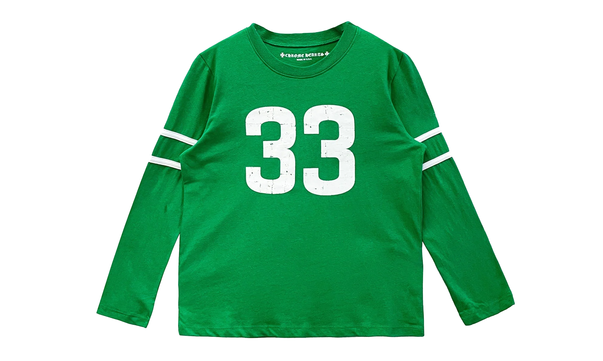 33 Horseshoe Logo Long Sleeves Tee "Green" CHRM0766