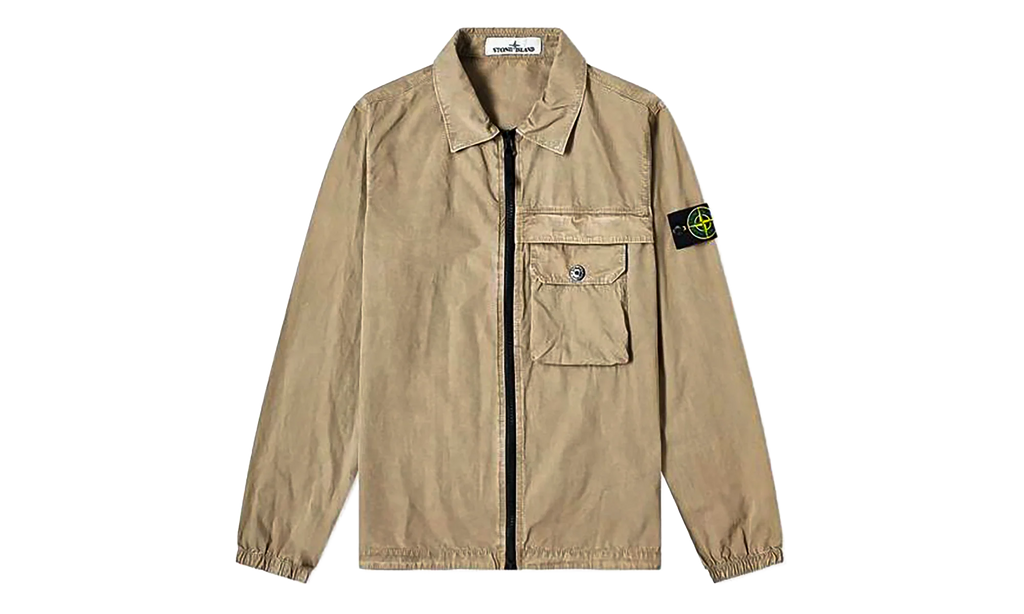Pocket Washed Zipper Jacket "Khaki" 7315107WN V0168