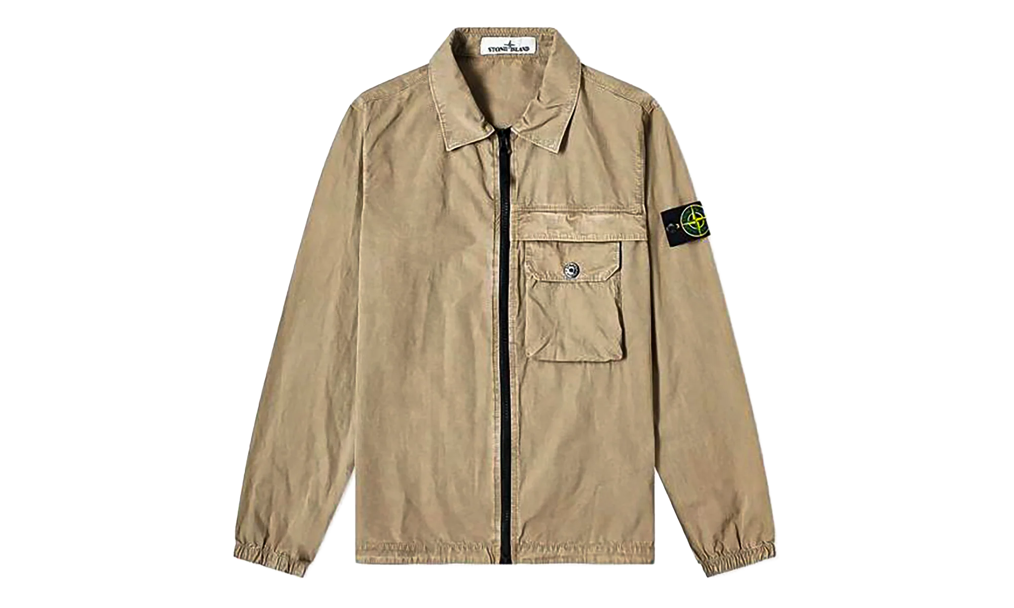 Pocket Washed Zipper Jacket "Khaki" 7315107WN V0168