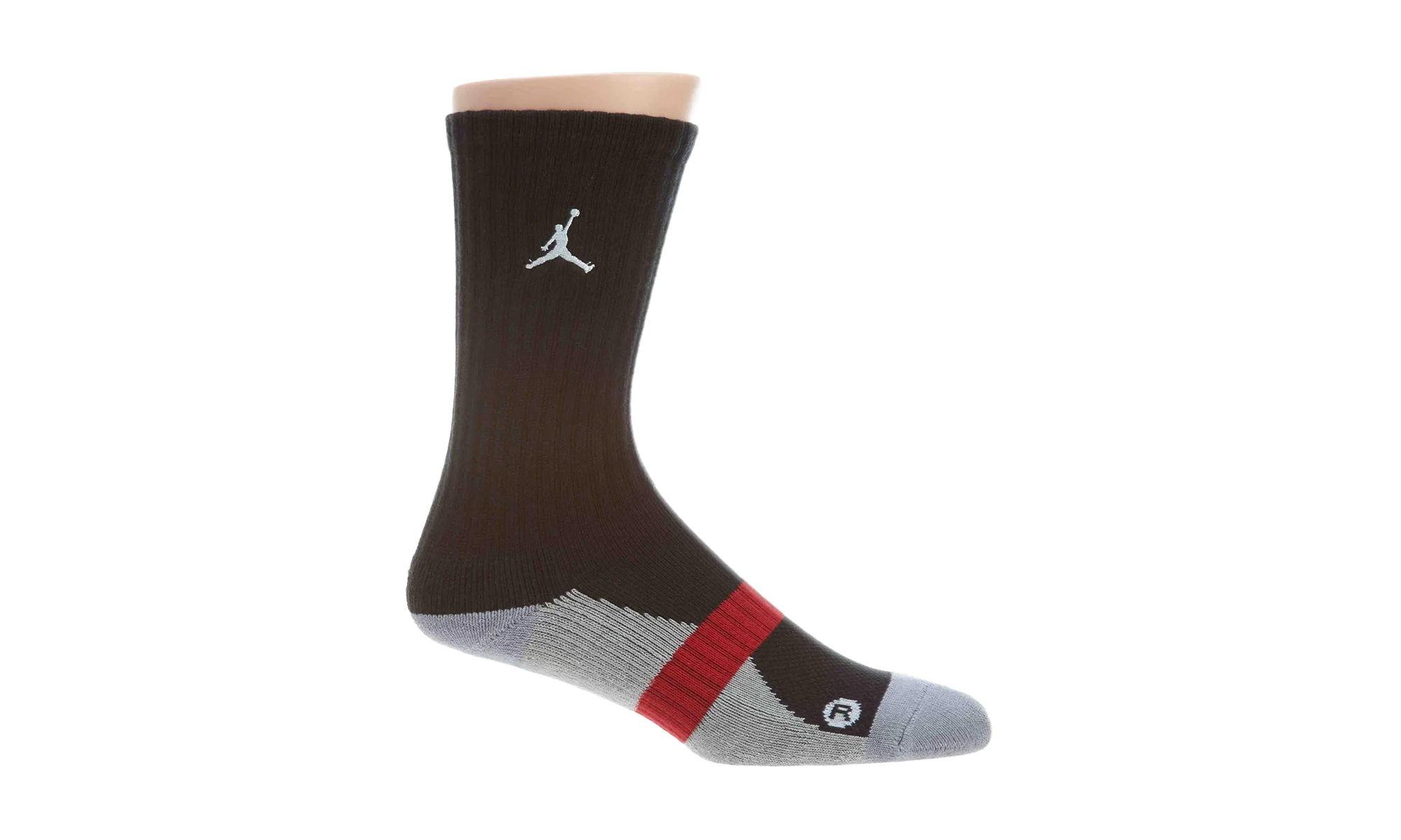 Jordan True Crew Socks "Black / Grey / Varsity Red" 437373 015
