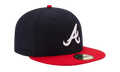 59FIFTY Atlanta Braves Fitted Cap "Navy / Red" 70361069