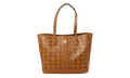 Medium Liz Shopper in Visetos "Cognac" MWPGSLR02CO001
