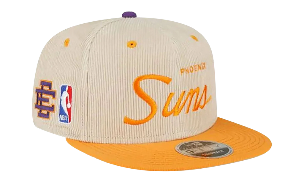 9FIFTY NBA PHOENIX SUNS SNAPBACK HAT "ERIC EMANUEL - Cream/ Orange" EE435